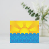 Ocean Surface Briefkaart (Staand voorkant)