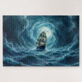 Ocean Tempest storm galjoen scheepsreis Legpuzzel (Horizontaal)