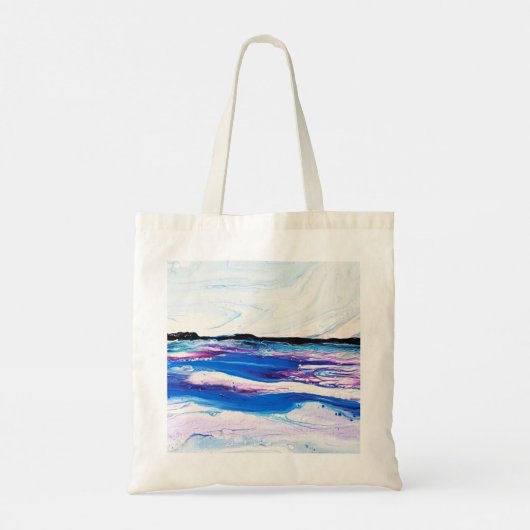 Ocean Theme Design on Tote (Achterkant)