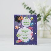 Océan Thème Invitation à la fête d'anniversaire de (Debout devant)