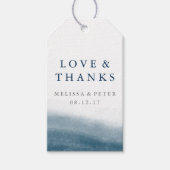 Ocean Tides Wedding Dank je wel Cadeaulabel (Voorkant)