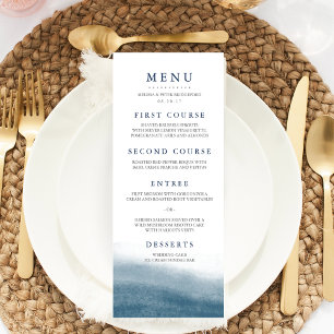 Ocean Tides Wedding Menu