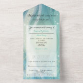Océan ・ Tous en un mariage Invitation (À l'intérieur)