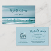Ocean Travel Agent | QR-code Visitekaartje (Voorkant / Achterkant)