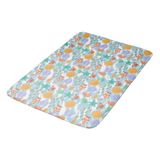 Ocean Treasures Bath Mat (Gekanteld)