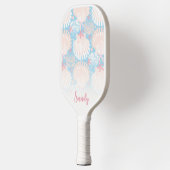 Ocean Treasures lichtblauw Pickleball Paddle (Links)