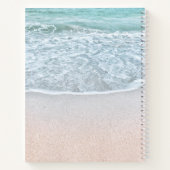 Océan tropical & Sandy Beach Mariage Livre d'invit (Dos)