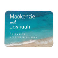 Ocean Turquoise Water Beach Wedding Save the Date