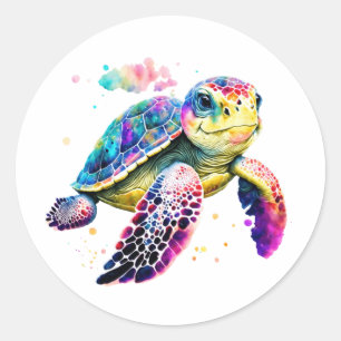 Ocean Turtle Stickers voor kinderen!