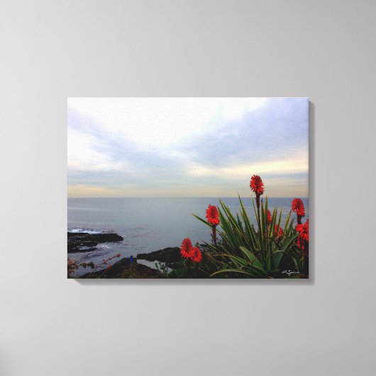 Ocean Uitzicht Canvas Wrap Afdruk (Voorkant)