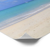 Ocean Uitzicht in Antigua Canvas Print (Hoek)