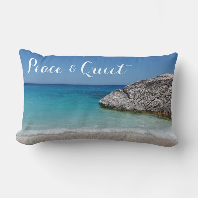 Ocean Uitzicht Lumbar Pillow Kussen (Voorkant)