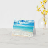 Ocean Uitzicht Note Cards Kaart (Gele Bloem)