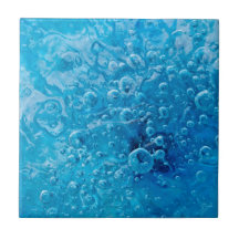 Ocean under - Abstract Blue Bubbles