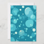 Ocean Under the Zee Verjaardagsuitnodiging Kaart (Achterkant)