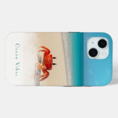 Ocean Vibes - iPhone 15 Tough Hoesje (Achterkant (horizontaal))