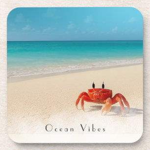 Ocean Vibes –  Schattigee kurk Bier Onderzetter