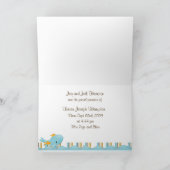 Ocean View Baby Faire-part (Intérieur)