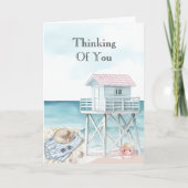 Ocean View Boats Thinking of You Kaart (Voorkant)
