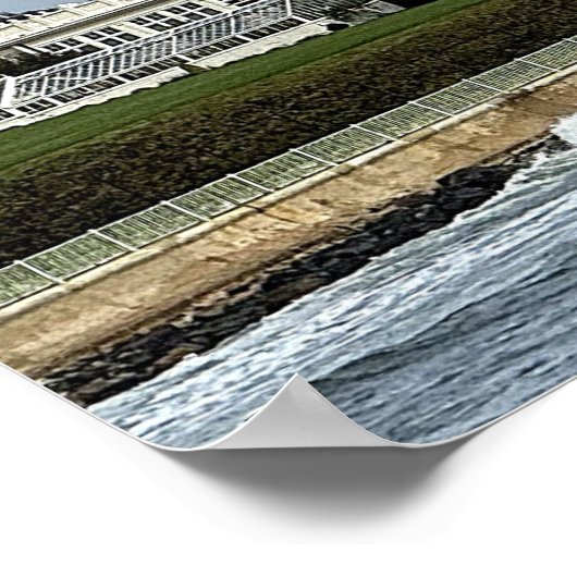 Ocean View with Home Poster (Coin)