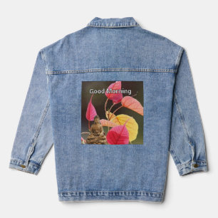 Ocean Voyager: Nautische vibes Mannen Shirt Denim Jacket