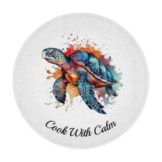 Ocean Wanderer, custom Snijplank (Voorkant)