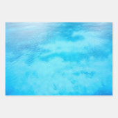 Ocean Water Beach Blue Zee Inpakpapier Vel (Voorkant 2)