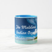 Ocean Water Uitzicht Maldiven Indische Oceaan Mok (Midden)
