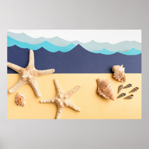 Ocean Wave Art Poster