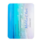Ocean Wave Beach Blue Scene Modern Magneet (Verticaal)