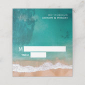 Ocean Wave, Beach Wedding (Buitenkant ongevouwen)