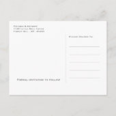 Ocean Wave, Beach Wedding Save the Date Aankondigingskaart (Achterkant)