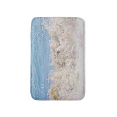 Ocean Wave Break bij Shore Art Bath Mat Rug (Voorkant Verticaal)