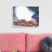 Ocean Wave Canvas afdrukken (Insitu (Woonkamer))