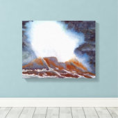 Ocean Wave Canvas afdrukken (Insitu (Houten vloer))