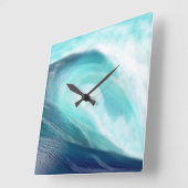 Ocean Wave Clock Vierkante Klok (Hoek)