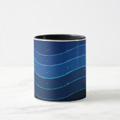 Ocean Wave Coffee Mug | Deep Blue Sea Waves (Centre)