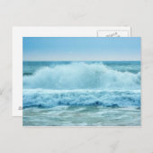 Ocean Wave Crashing Briefkaart (Voorkant / Achterkant)