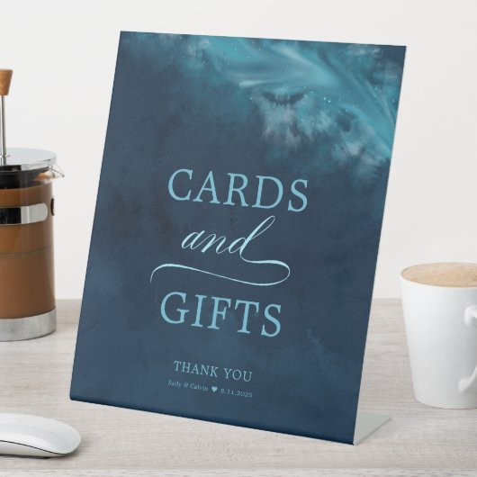 Ocean Wave Custom Reclamebord Met Voetstuk (Insitu)