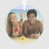 Ocean Wave Foto Keepsake Kerstversiering Ornament (achterkant)