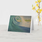 Ocean Wave Kaart (Gele Bloem)
