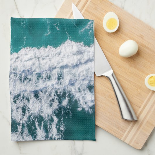 Ocean Wave Kitchen Towels Theedoek (Quarter Fold)
