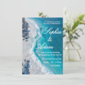 Ocean Wave Luxury Invitation (Debout devant)