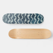 Ocean Wave & Naam of Tekst Skateboard (Horizontaal)