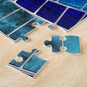 Ocean Wave Spiral mozaïek kunst Legpuzzel (Zijkant)