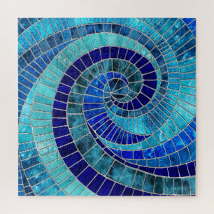 Ocean Wave Spiral mozaïek kunst Legpuzzel