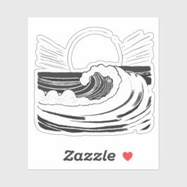Ocean Wave Sticker