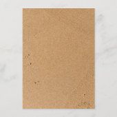 Ocean Wave, Strand Bruiloft Menu (Achterkant)