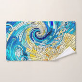 Ocean Wave Sun mozaïek kunst Bad Handdoek (Handdoek)