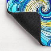 Ocean Wave Sun mozaïek kunst Muismat (Hoek)